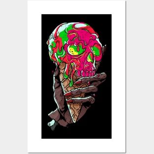 Skeletal Scoop Posters and Art